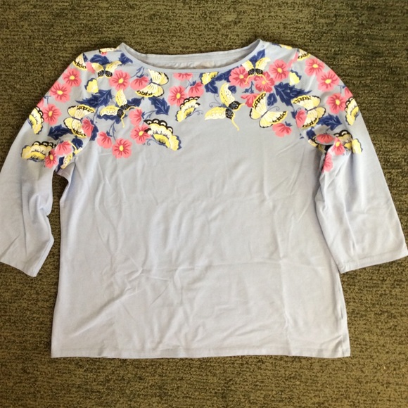 Talbots 3/4 length Tee XLP - Picture 1 of 8